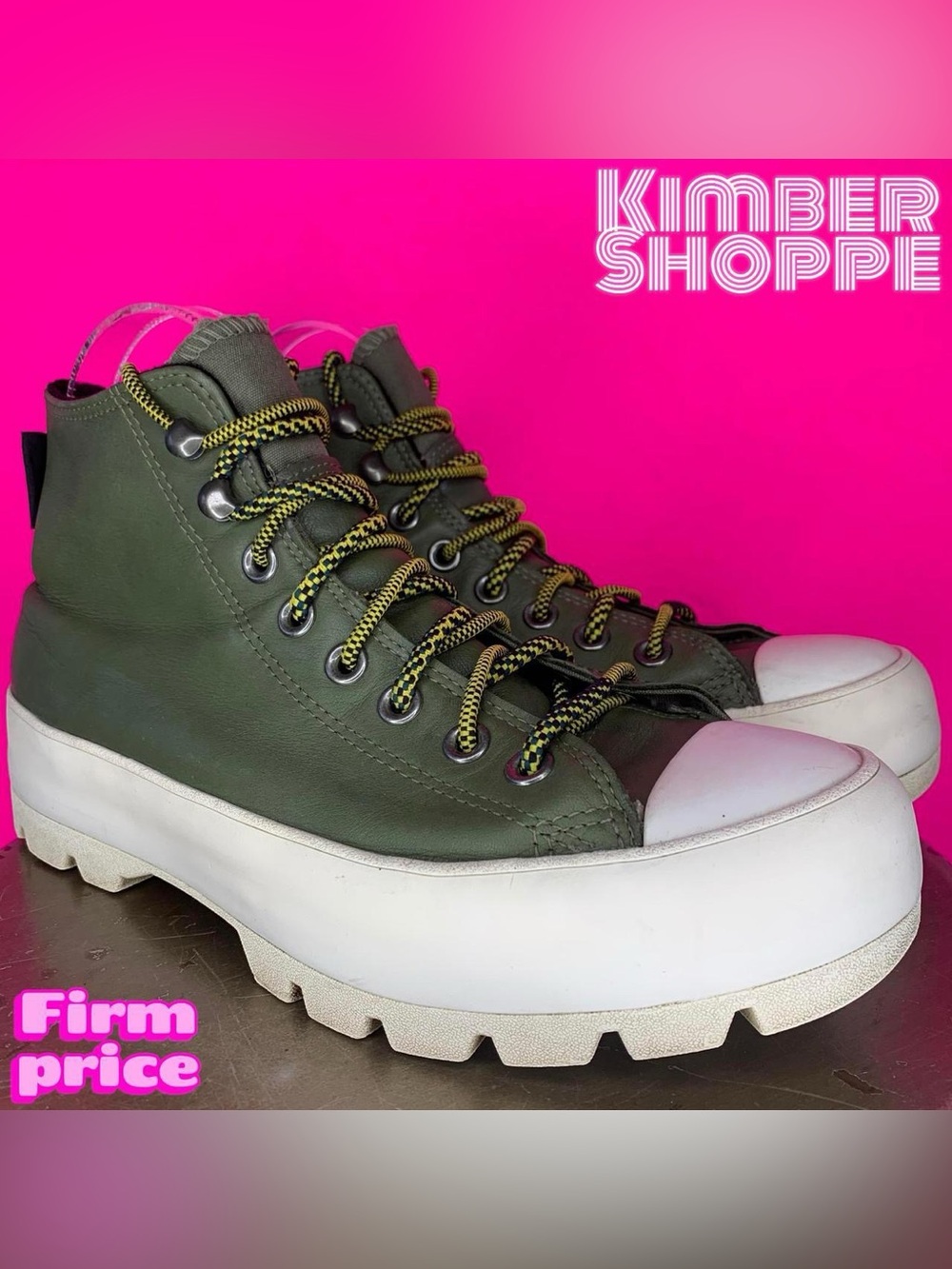 Converse CTAS Lugged Winter High GTX Green Sneaker Boot US 9.5 UK 7.5 EU 41